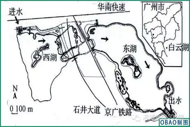 白云湖地理位置图 白云湖地理位置图