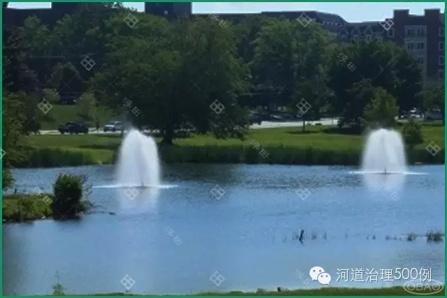 浮水喷泉式曝气机,增氧造景 浮水喷泉式曝气机,增氧造景