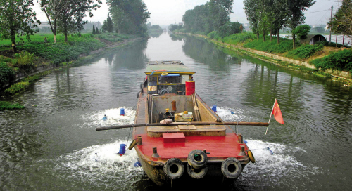 海宁许村建水上绿色&ldquo;生态浮岛&rdquo;