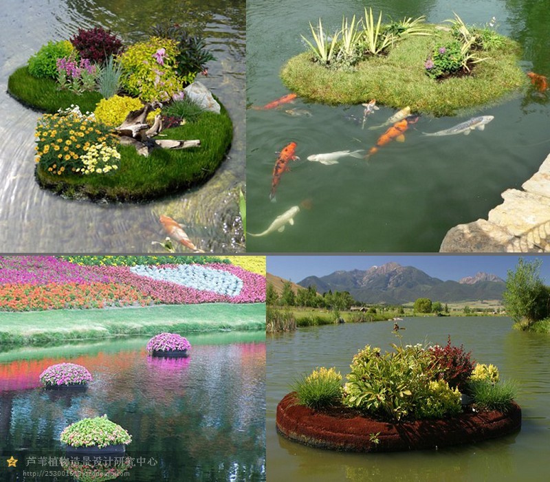 欧保生态浮岛　河道换新颜　榕城更宜居